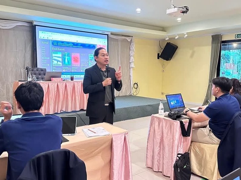 โครงการอบรมเชิงปฏิบัติการการประยุกต์ใช้เทคโนโลยีปัญญาประดิษฐ์ AI เพื่อเพิ่มประสิทธิภาพในการปฏิบัติงานและการจัดการเรียนการสอน