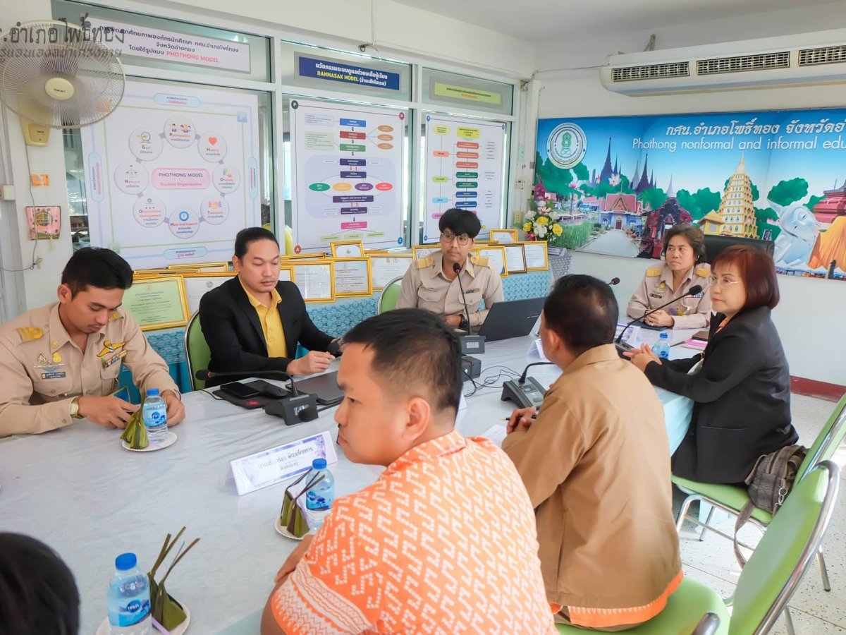 แลกเปลี่ยนเรียนรู้กับคณะศึกษาดูงานจาก สกร.ระดับอำเภอบางปลาม้า จังหวัดสุพรรณบุรี