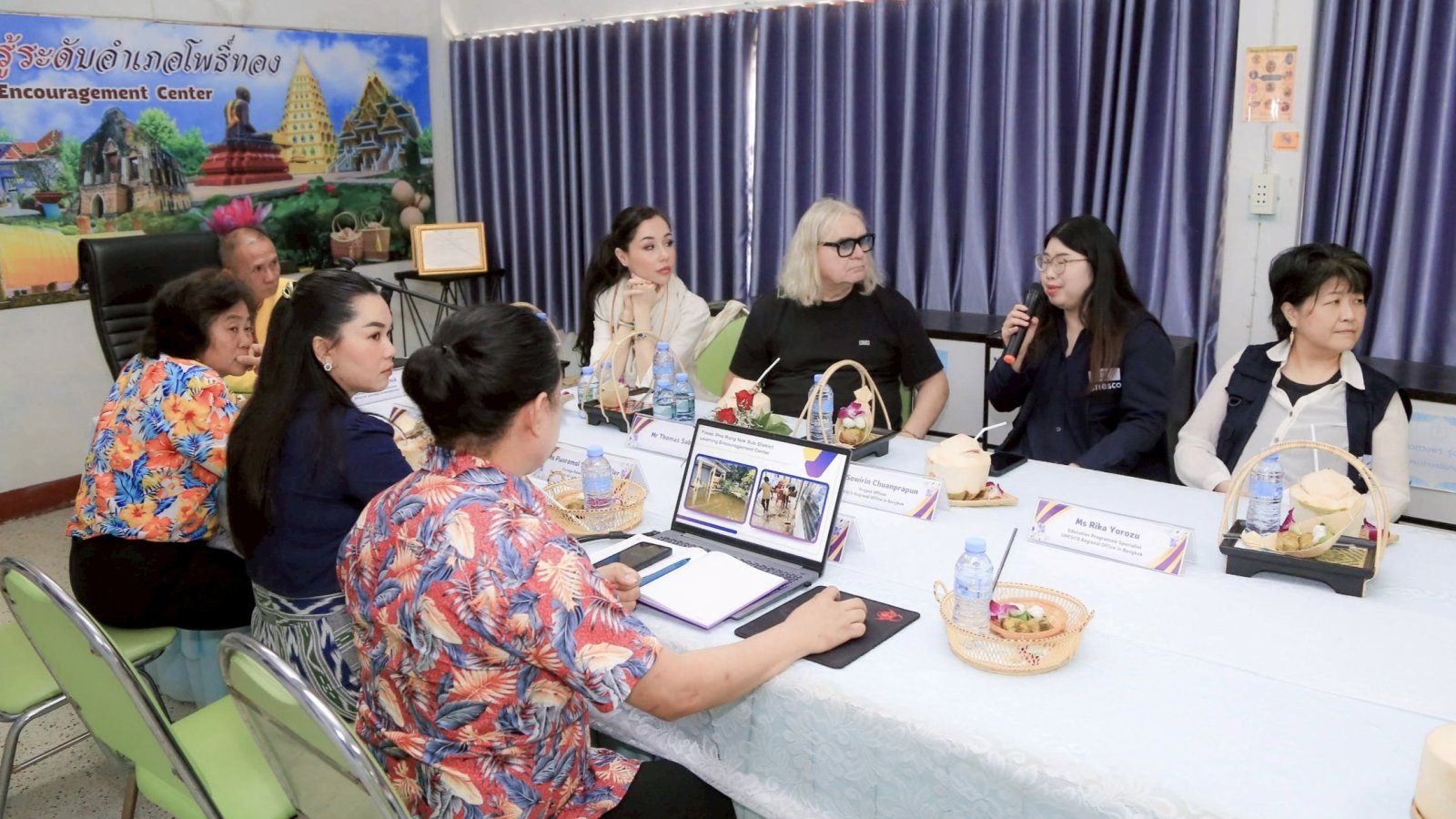 ประสานงานและร่วมดำเนินโครงการพัฒนาการศึกษาภายใต้ความร่วมมือกับ UNESCO และ YOU Foundation